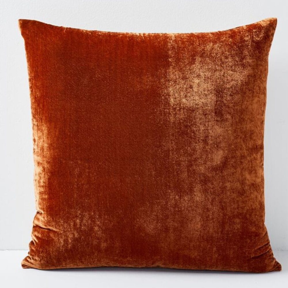 NWT West Elm Lush Velvet Pillow Case